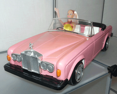 barbie pink rolls royce